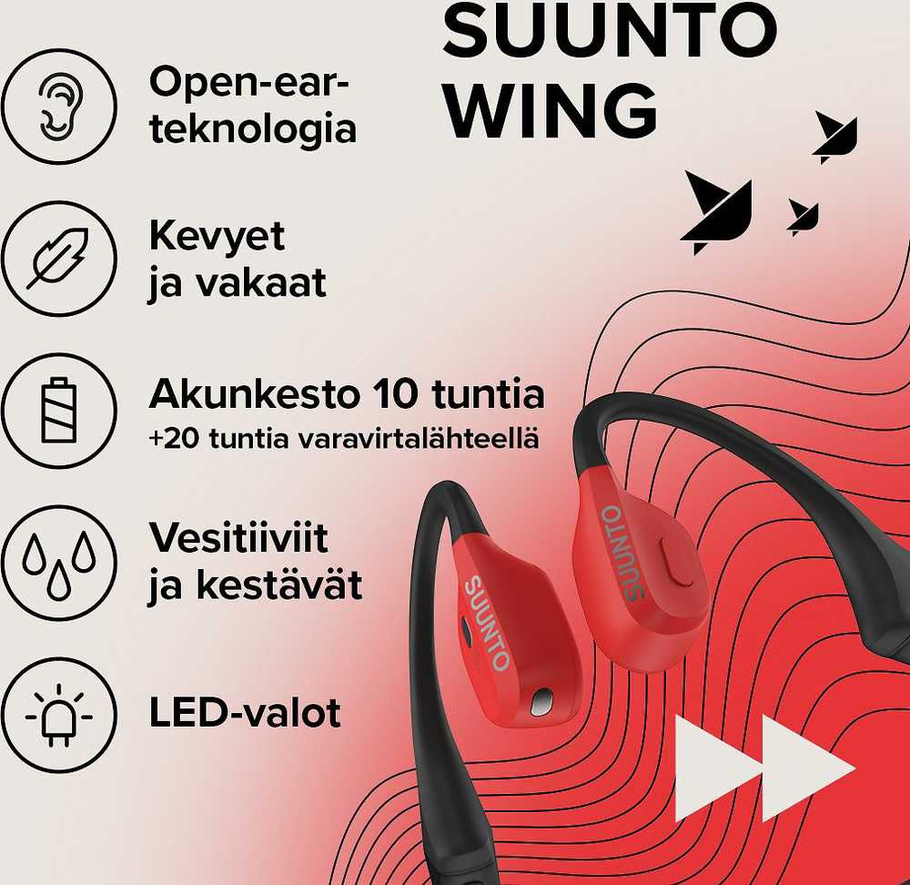SUUNTO WING sportinės ausinės