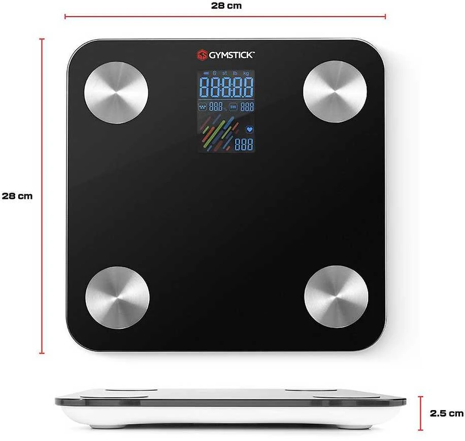 Svarstyklės GYMSTICK Body Smart Scale