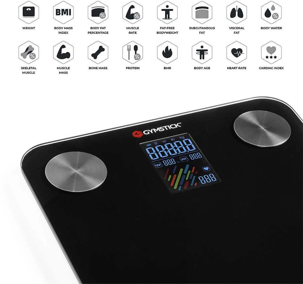 Svarstyklės GYMSTICK Body Smart Scale