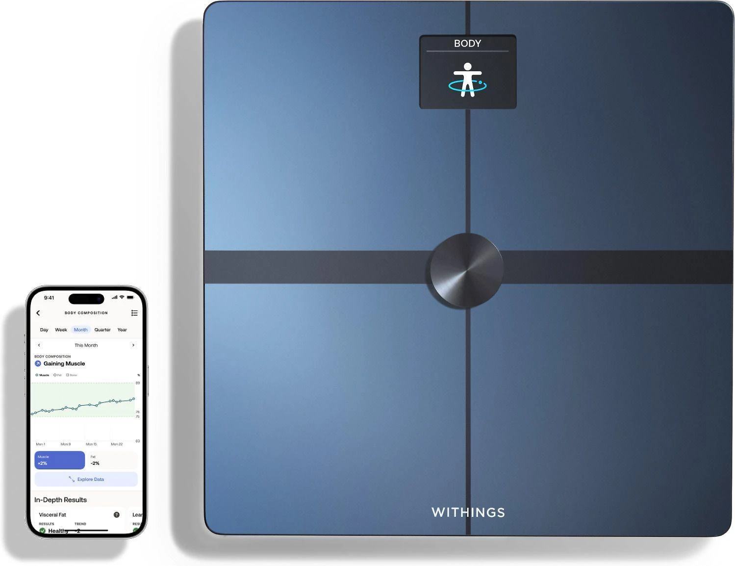 Withings Body Smart svarstyklės - Juodos