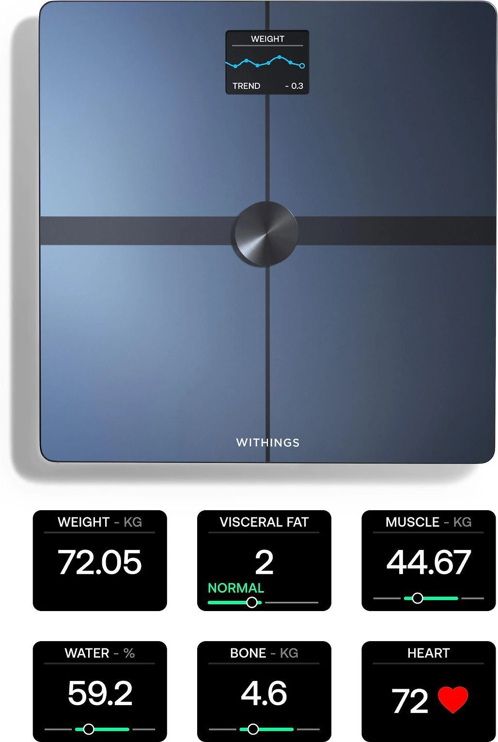 Withings Body Smart svarstyklės - Juodos
