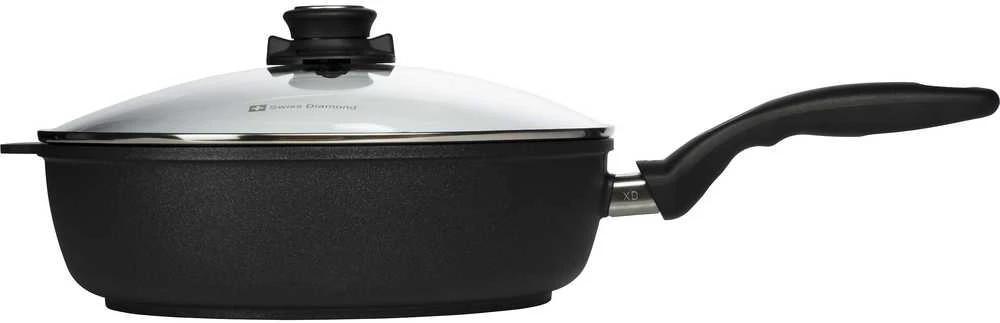 Indukcinė keptuvė SWISS DIAMOND SDXD6728ic su dangčiu D28cm