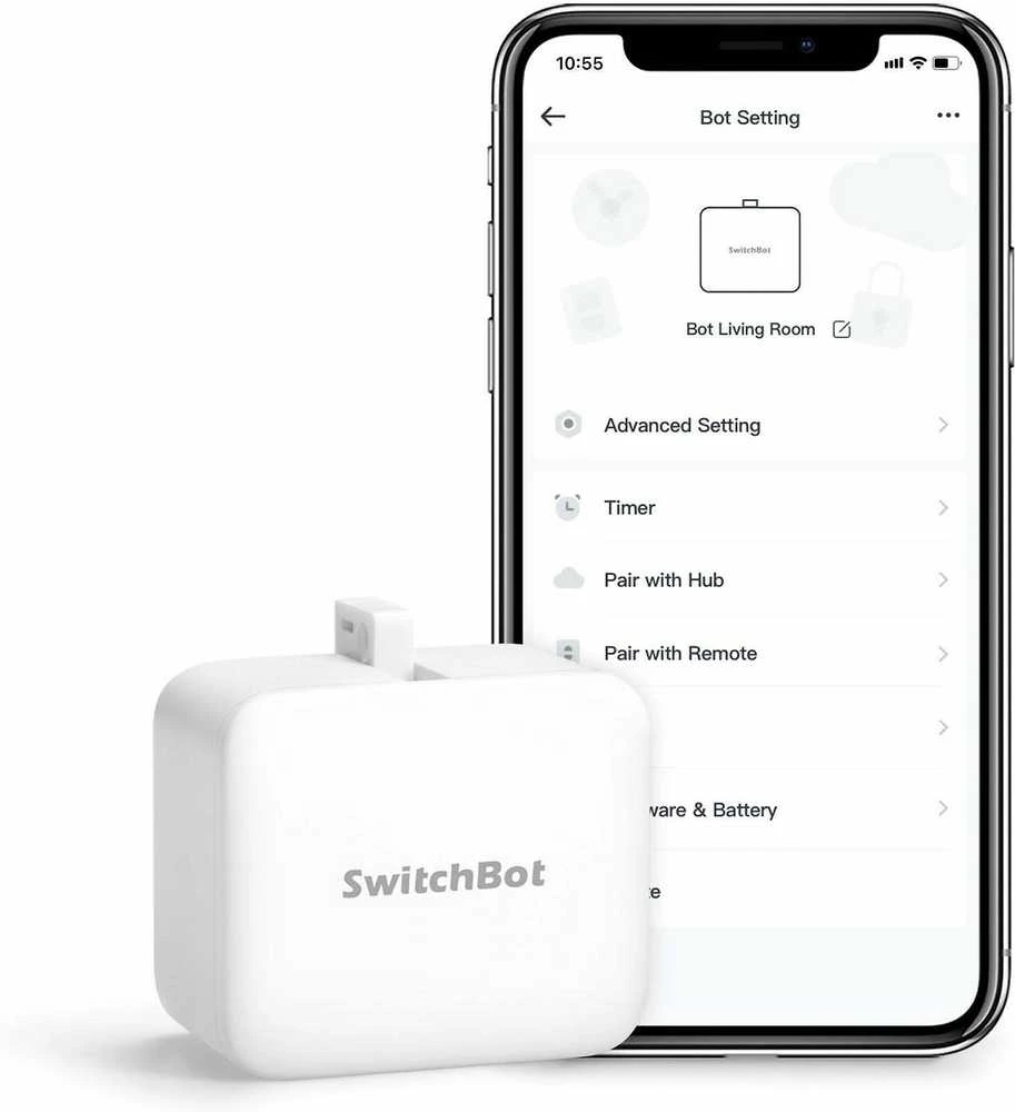 Belaidis nuotolinis jungiklis SwitchBot-S1 - baltas