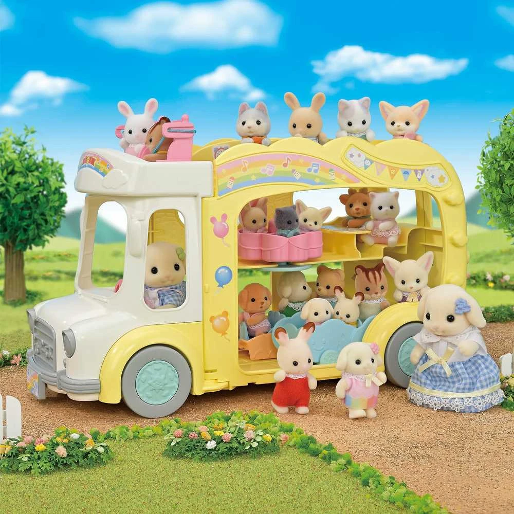 „Sylvanian Families“ – „Rainbow Fun“ darželio autobusas (5744)