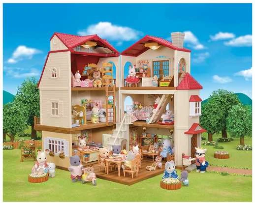 Sylvanian Families Kaimo namas su raudonu stogu