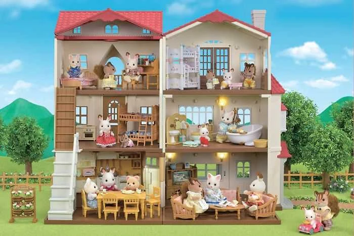 Sylvanian Families Kaimo namas su raudonu stogu