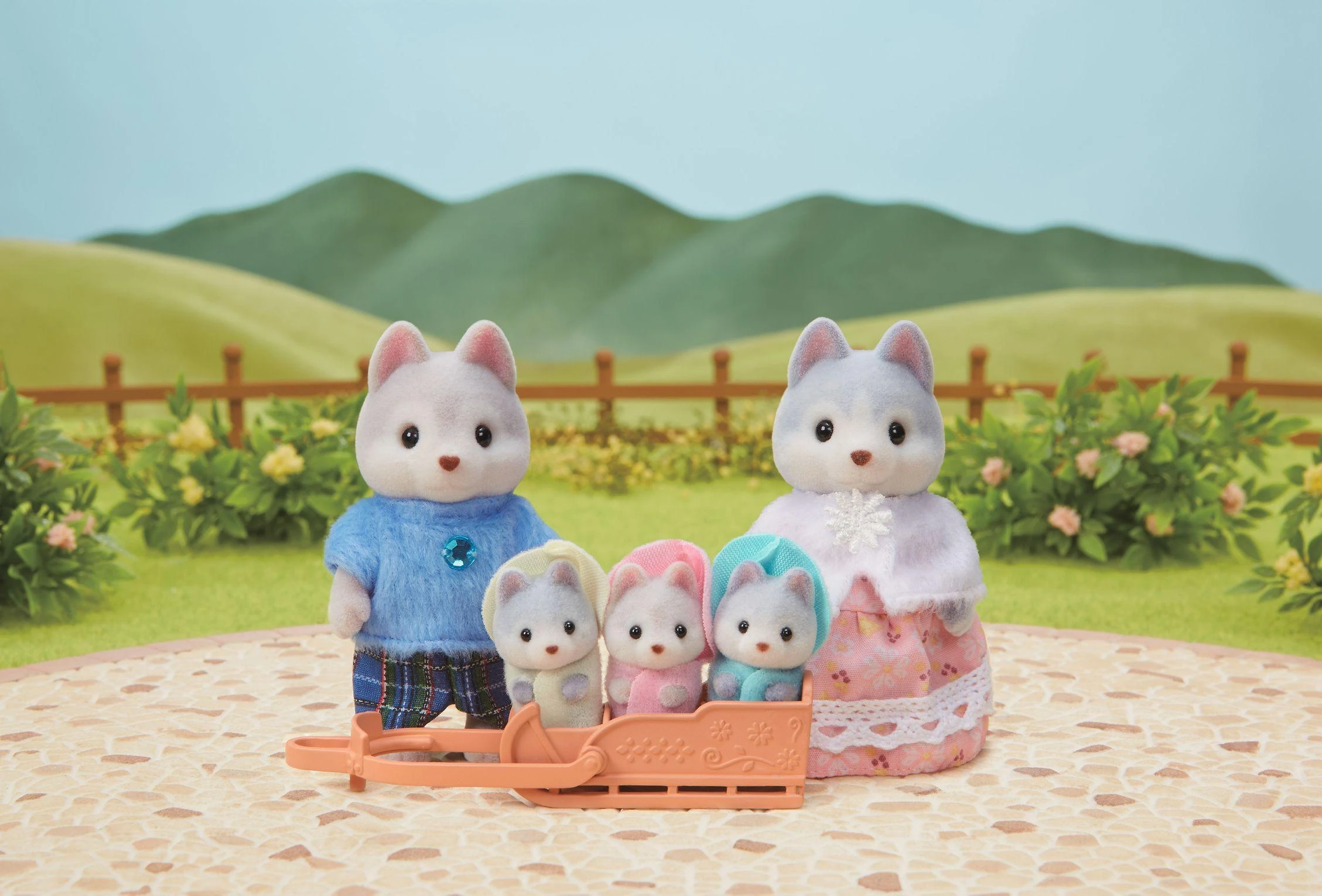 SYLVANIAN FAMILIES Haskių šeimynėlė