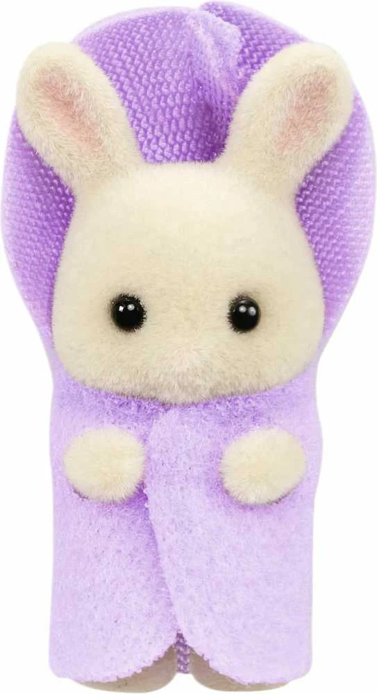 Sylvanian Families Epoch Figūrėlės biszkoptinių trynių kiškučių vonelėje rinkinys