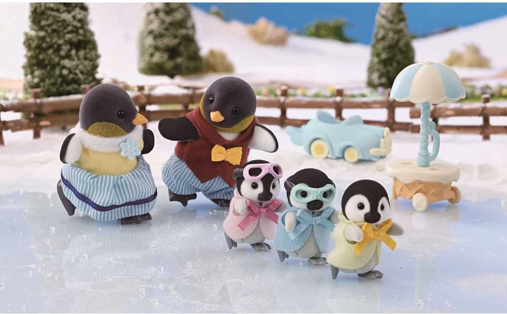 Sylvanian Families Silvanijos šeimos – pingvinų šeima (5694)