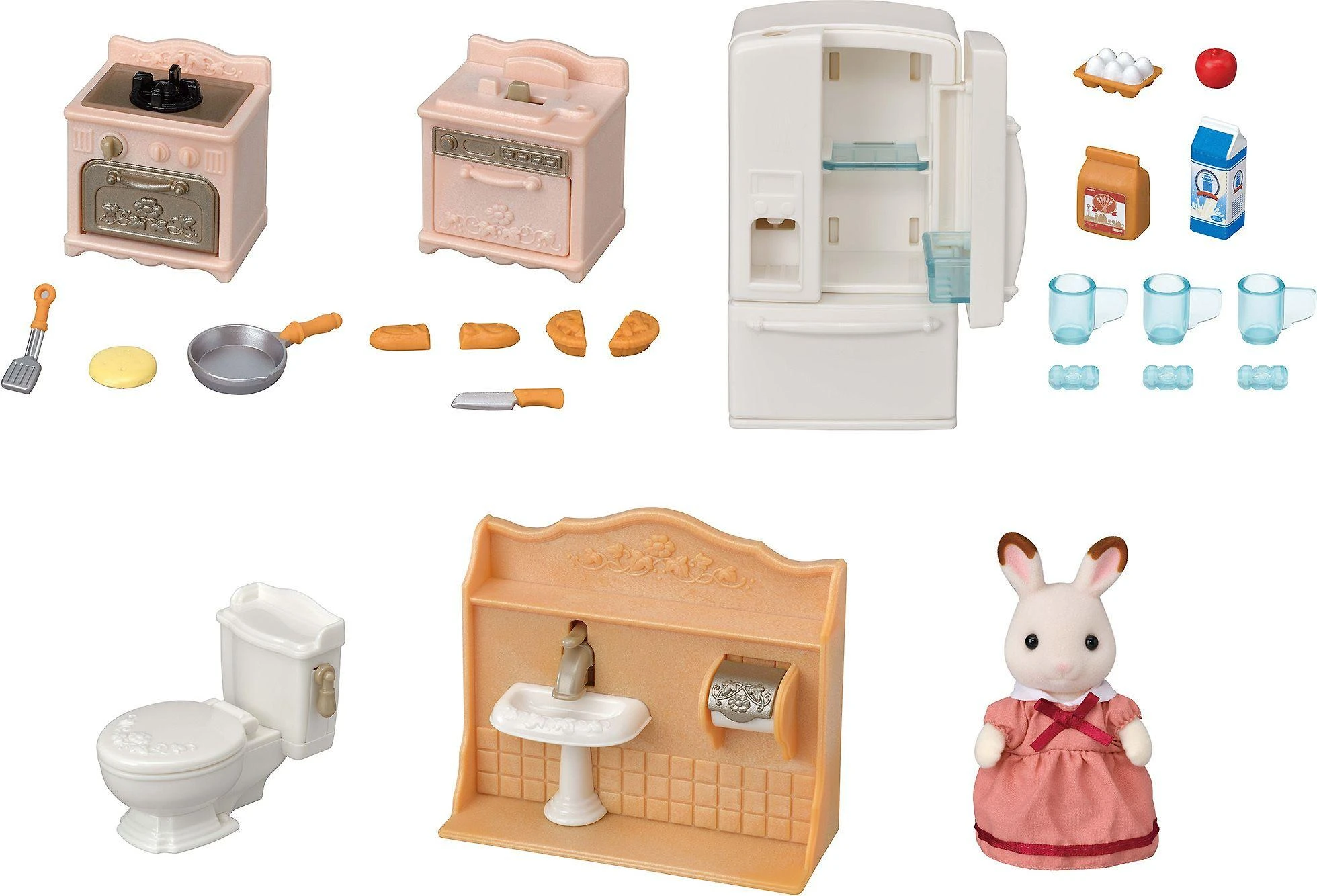 „Sylvanian Families“ – žaismingas pradedančiųjų baldų komplektas (5449)