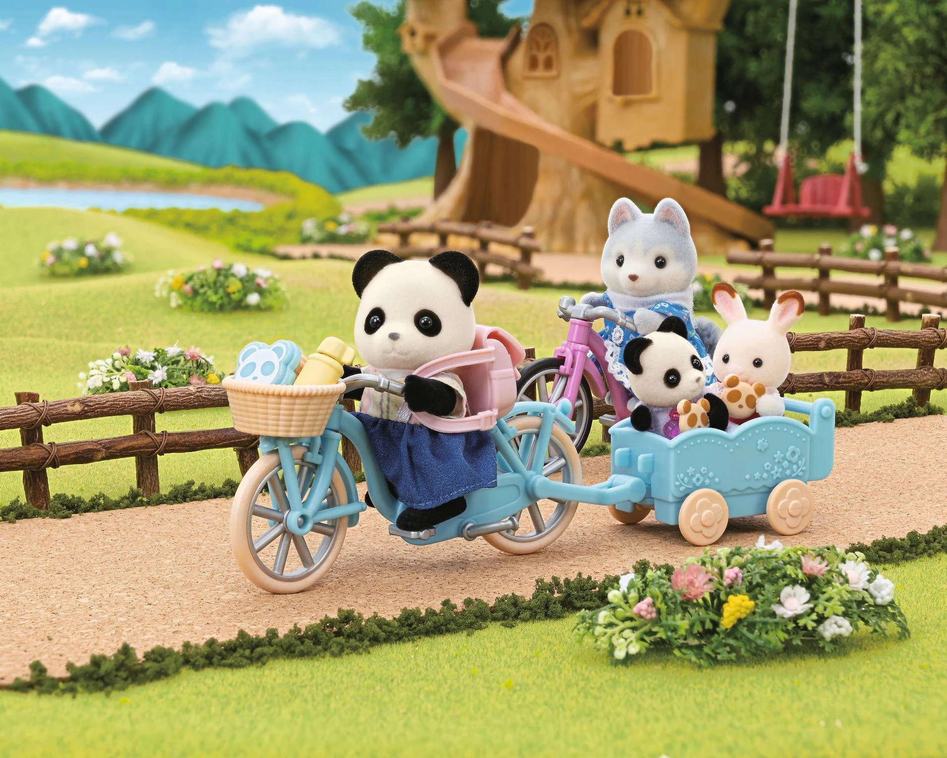 Sylvanian Families Rinkinys su mažąja panda