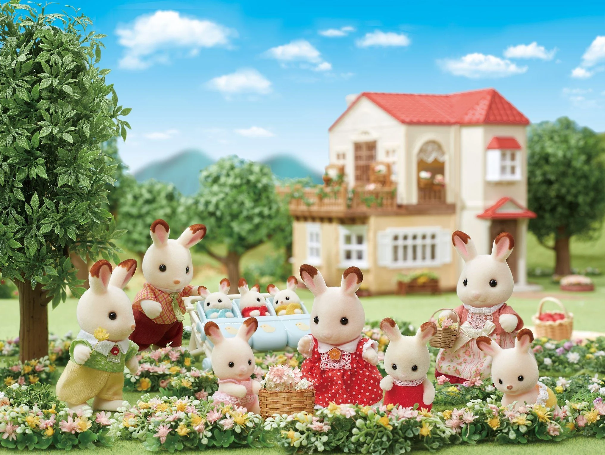 SYLVANIAN FAMILIES Triušiukų šeimynėlė