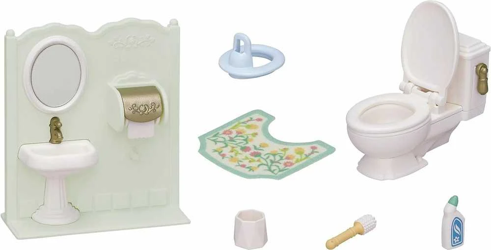 SYLVANIAN FAMILIES Rinkinys „Tualetas“