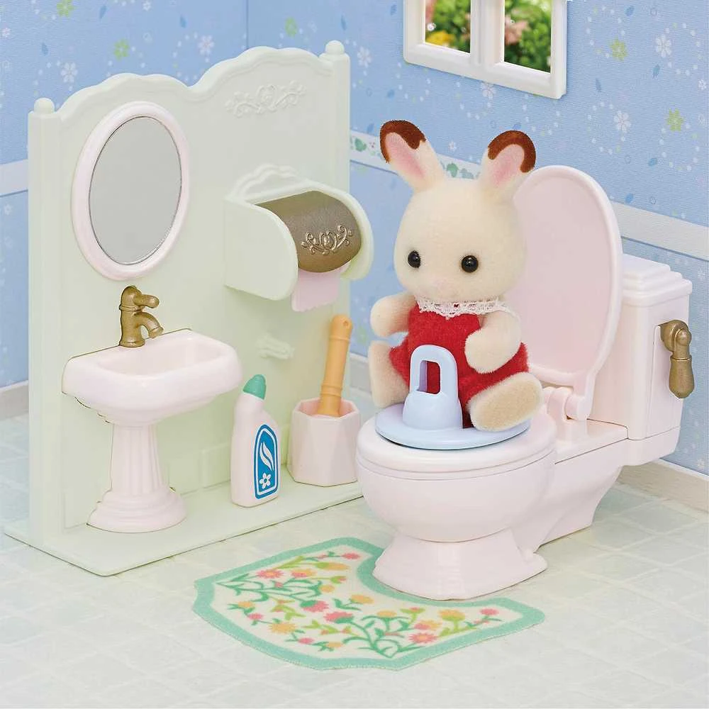 SYLVANIAN FAMILIES Rinkinys „Tualetas“