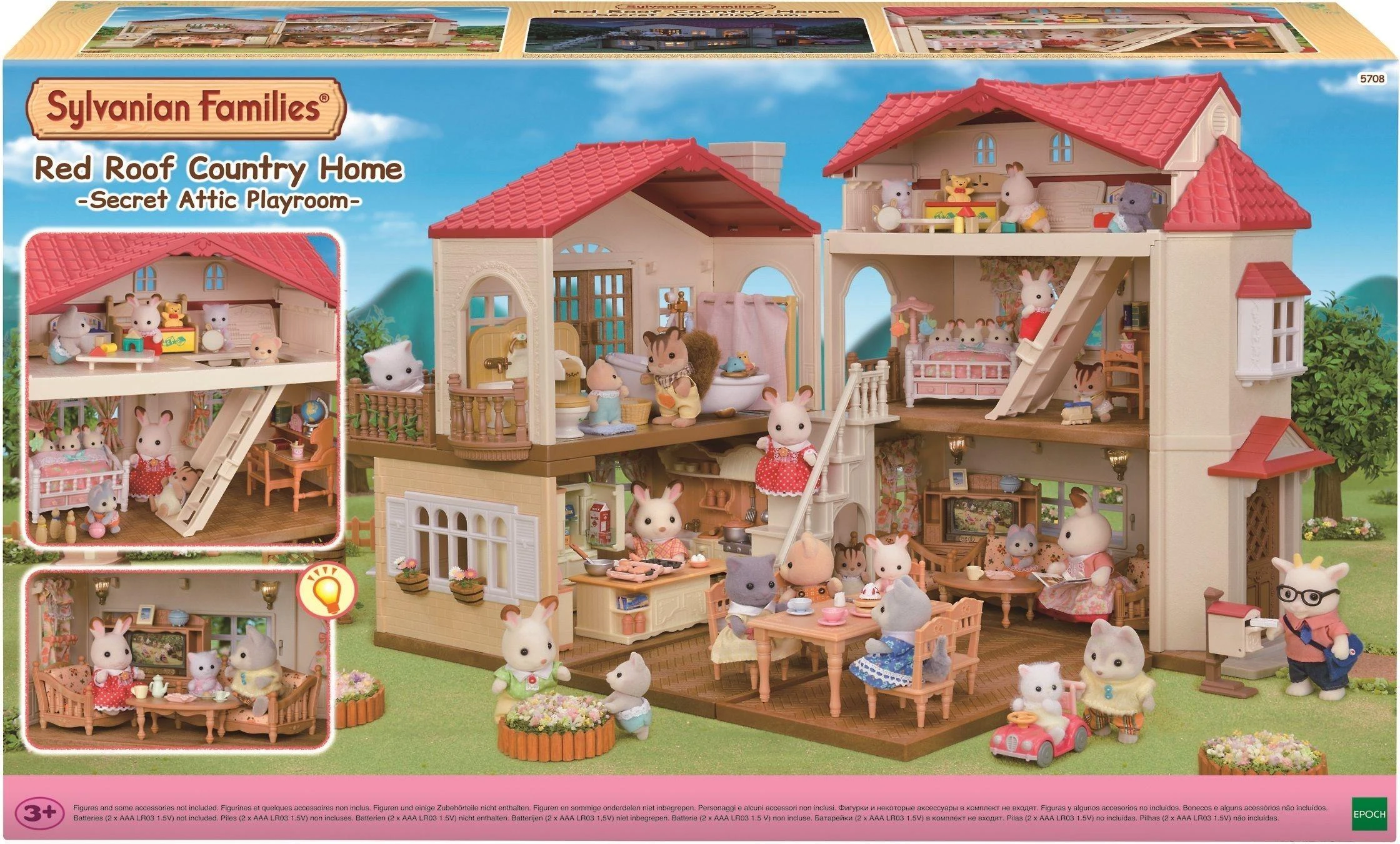 Sylvanian Families Kaimo namas su raudonu stogu
