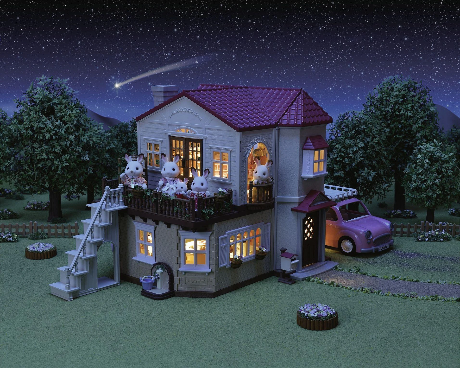 Sylvanian Families Kaimo namas su raudonu stogu