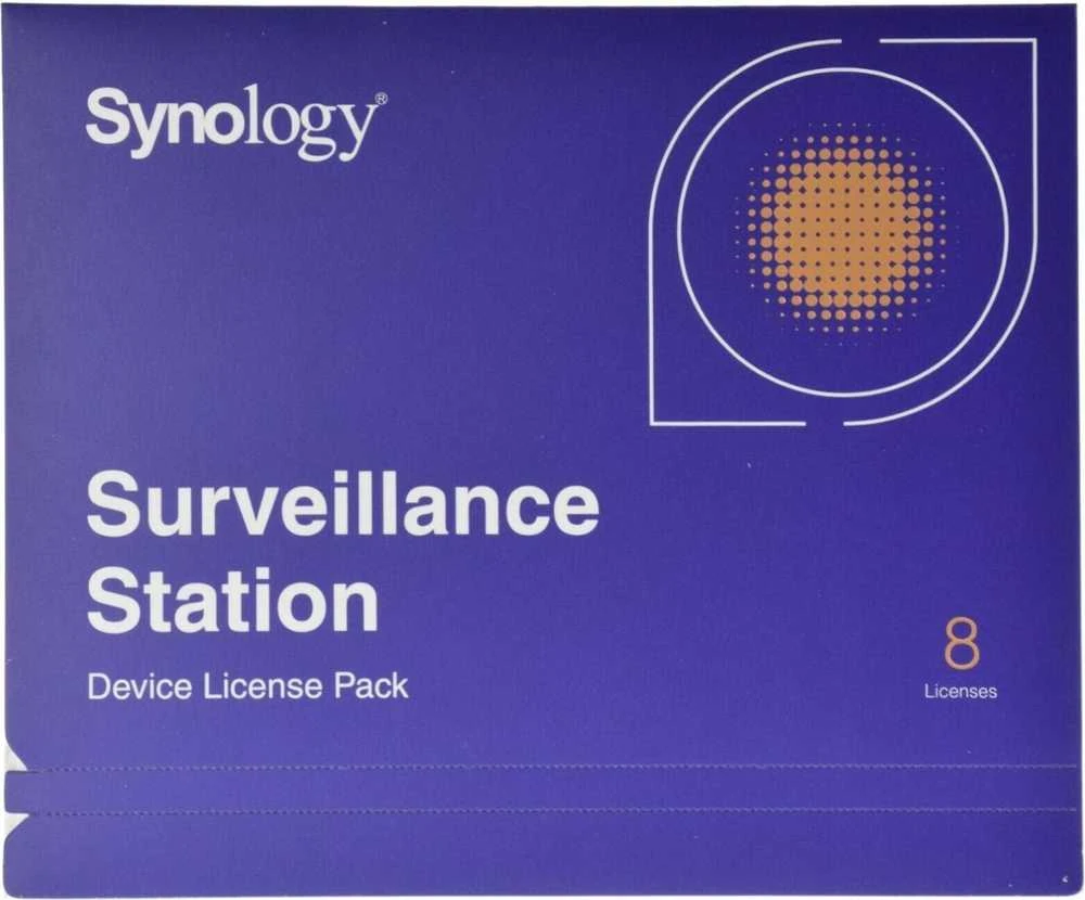 Serveris SYNOLOGY Device License 8x kameros licencijų paketas 8 kameros