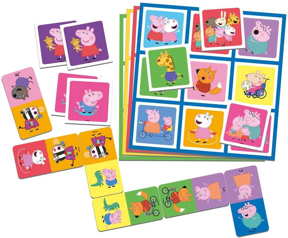 Tactic Peppa Pig - 3 viename užrašų knygelė (60480)