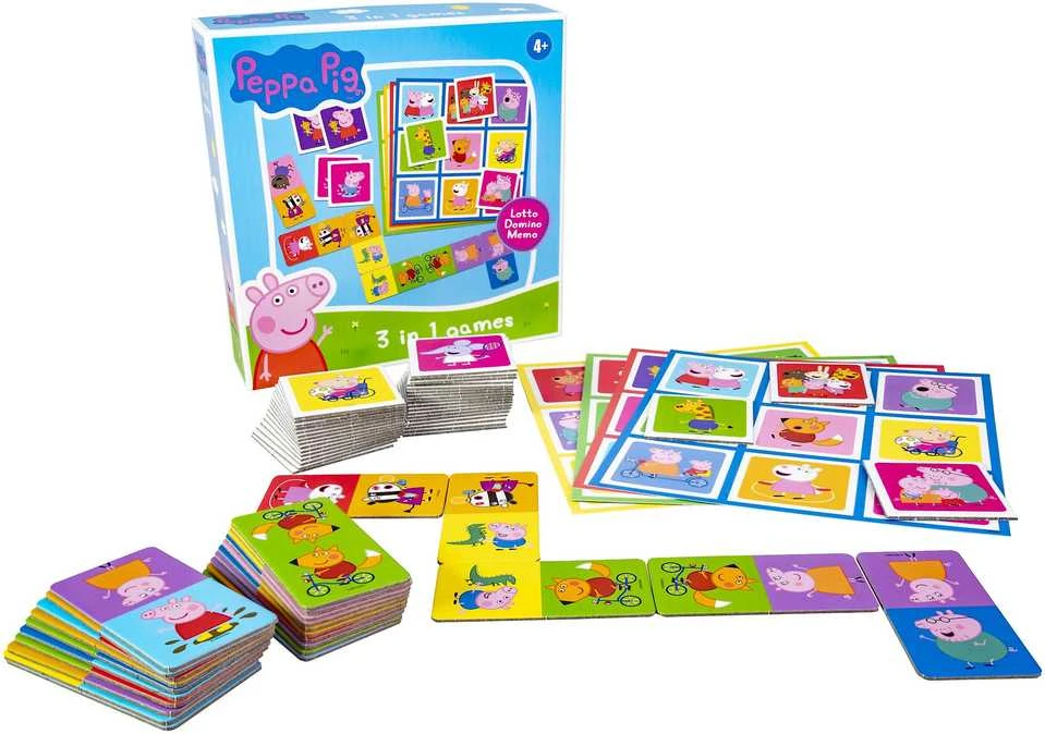 Tactic Peppa Pig - 3 viename užrašų knygelė (60480)