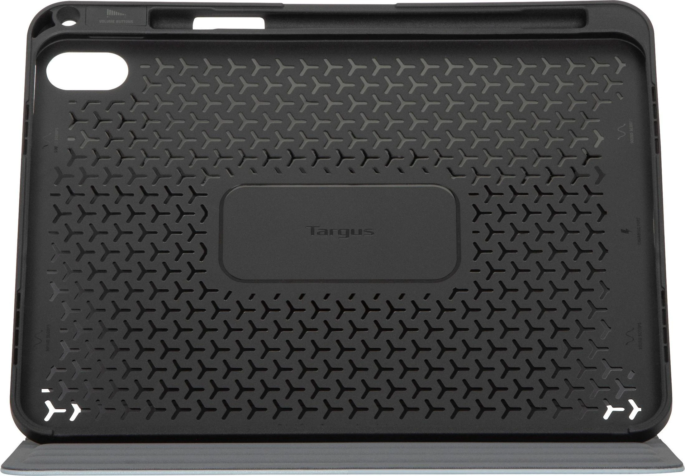 TARGUS CLICKIN DĖKLAS, SKIRTAS „IPAD“ (10 GEN.) 10,9 col. – Sidabrinis