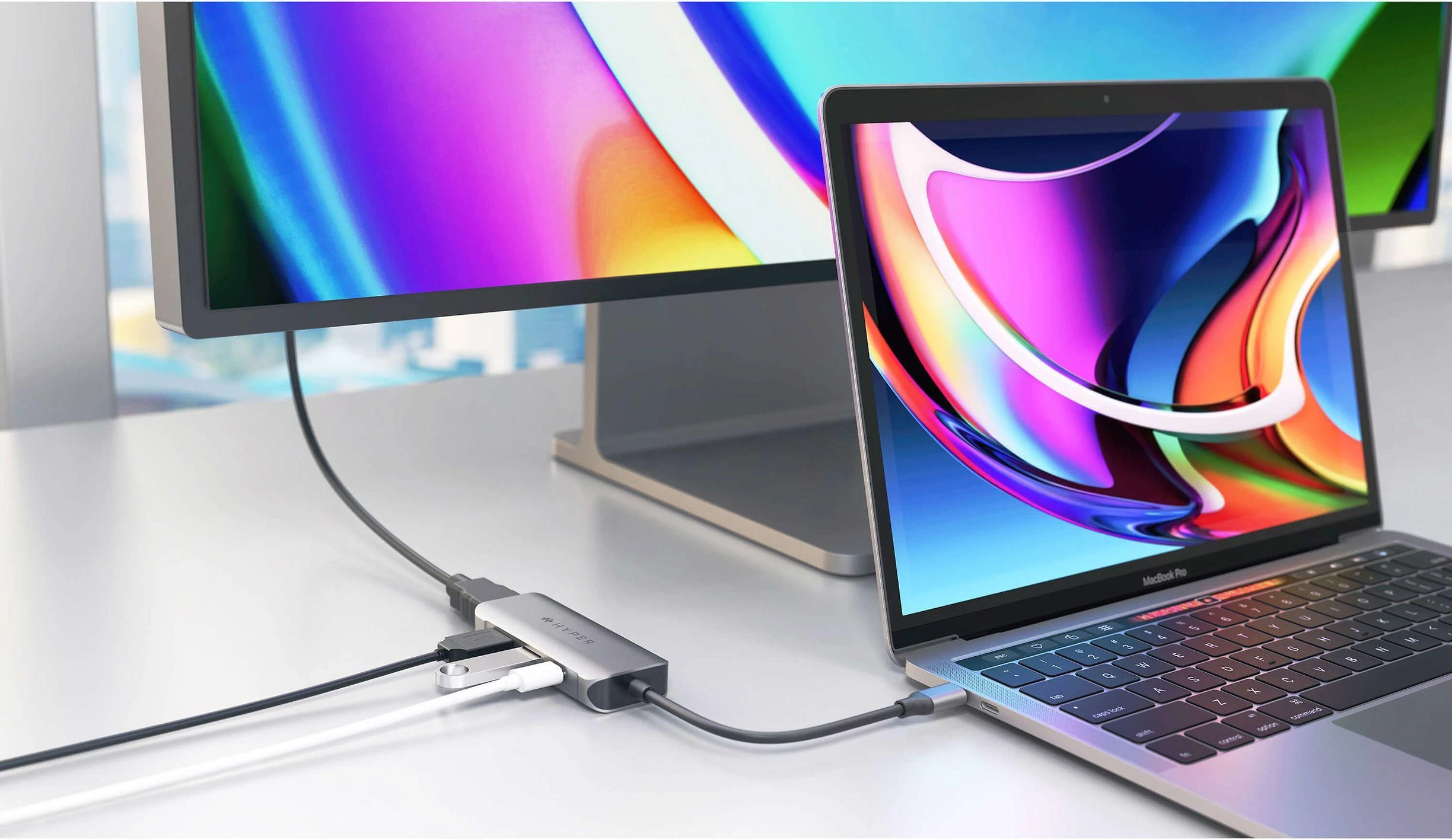 „HyperDrive“ USB-C stotis / replikatorius (HD41-GL)