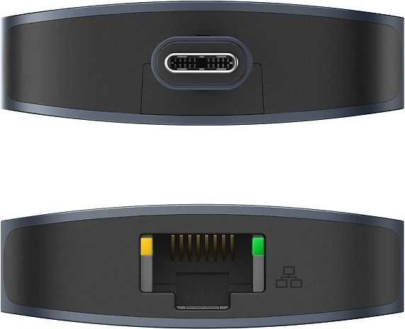 HyperDrive Next USB-C-Hubi, 11 porttia, muistikortinlukijat, keskiyön sininen