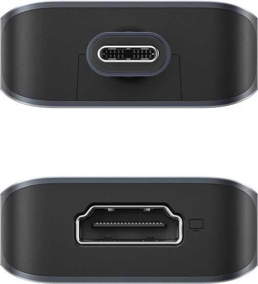 Hiper | HyperDrive Next 4 prievadų USB-C šakotuvas | HD4001GL | HDMI jungtys kiekis 1