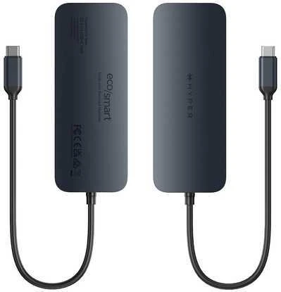 HyperDrive Next USB-C-Hubi, 10 porttia, muistikortinlukijat, keskiyön sininen