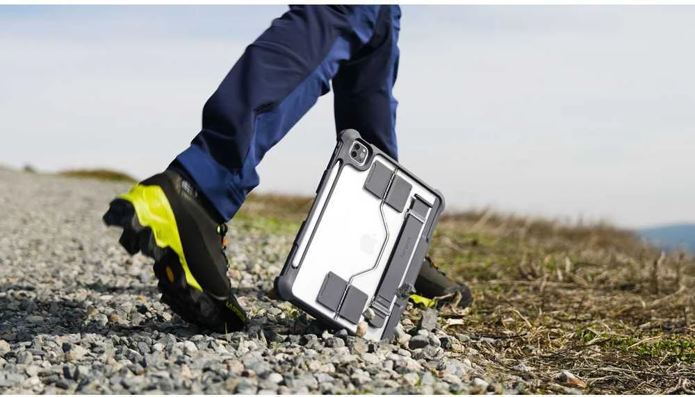 Targus TARSUS® SAFEPORT RUGGED MAX - ŽEMĖS DANGA, skirta iPad AIR® 11" (M3)/(M2), iPad AIR® 10.9" (5/4 kartos), IF iPad PROAA® 11" (4/3/2/Y/1 kartos),