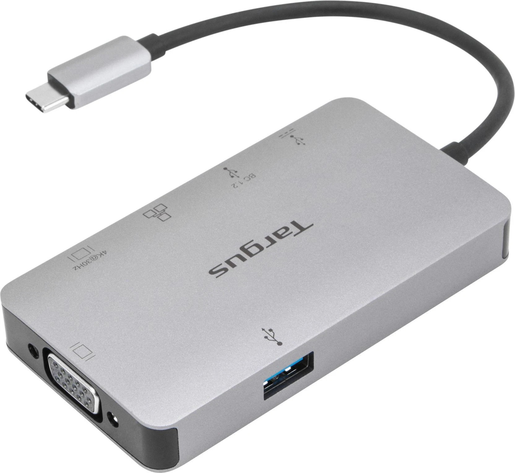 TARGUS USB-C VIENO VIDEO 4K HDMI / VGA DOKAS, W\ 100 W POWER PASS