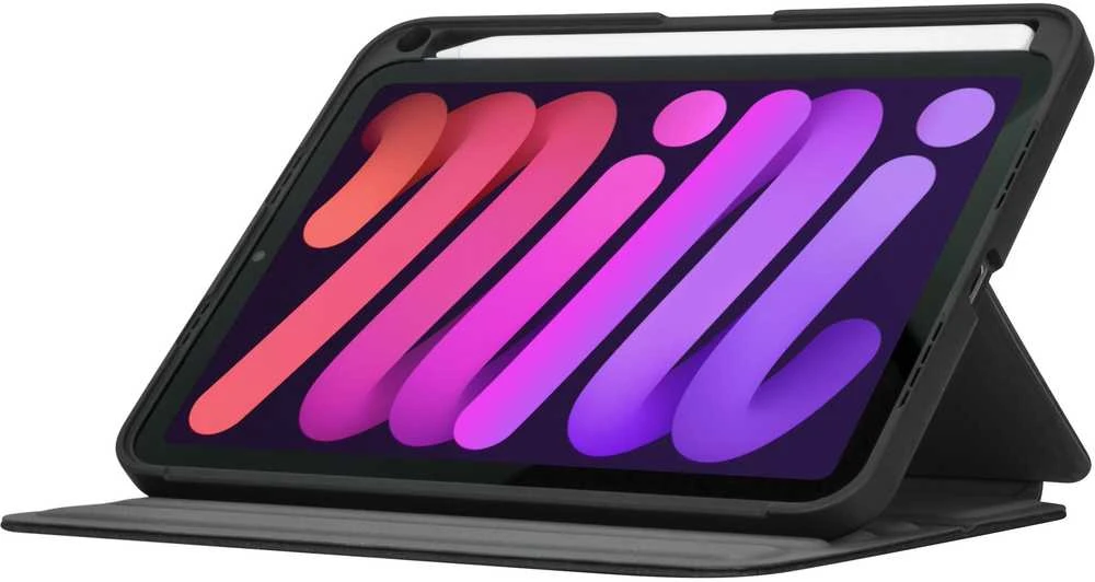 TARGUS CLICKIN DĖKLAS, skirtas IPAD MINI 6 Juodas