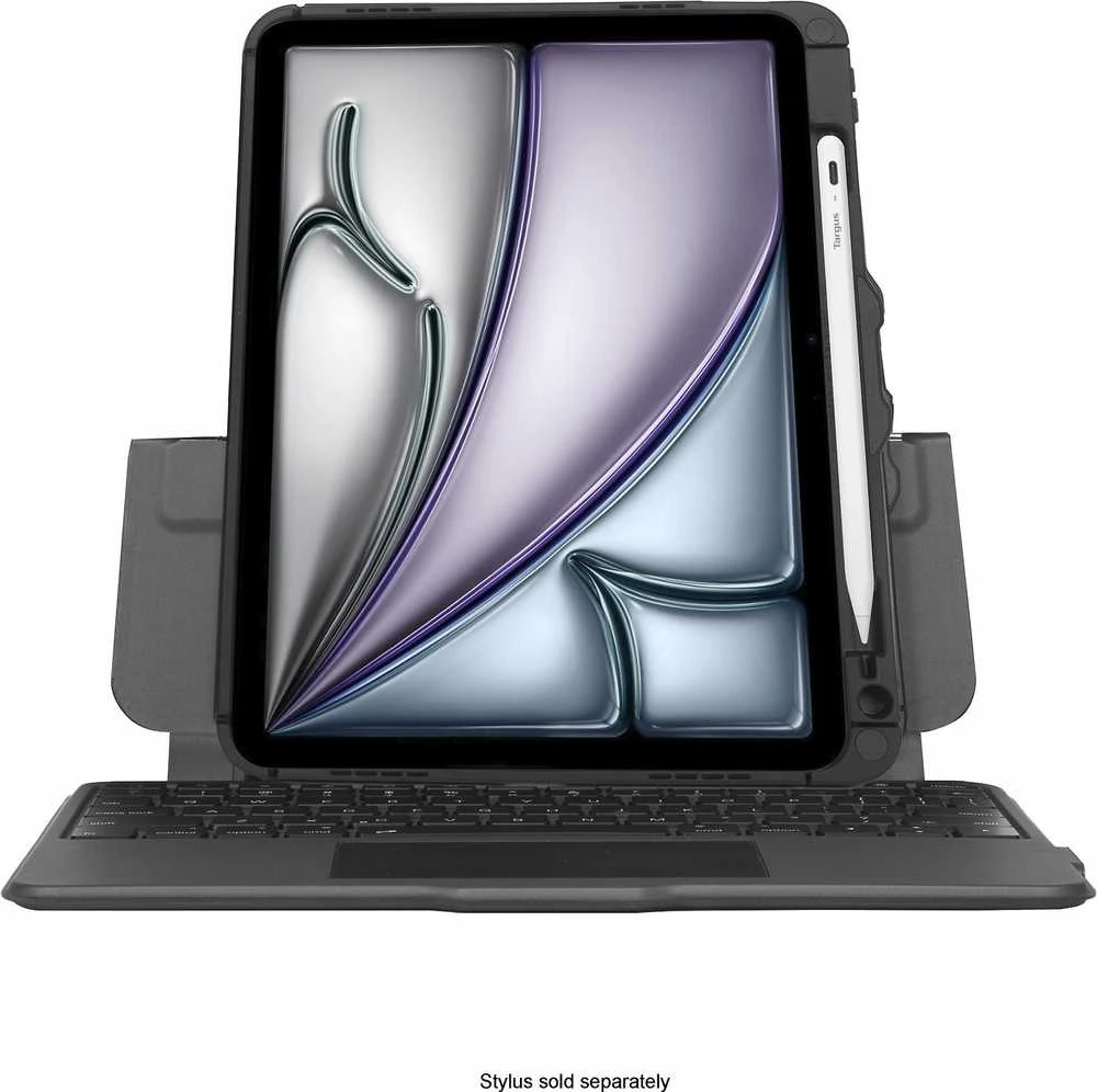 TARGUS® VERSAVU® BLUETOOTH® KLAVIATŪROS DĖKLAS, SKIRTAS „IPAD AIR® 11 COLIŲ“ (M2), „IPAD® 10,9 COLIŲ“ (10-OS KARTOS), „IPAD AIR® 10,9 COLIŲ“ (5-OS IR 4-OS KARTOS) IR „IPAD PRO® 11 COLIŲ“ (4-OS, 3-IOS, 2-OS IR 1-OS KARTOS)? (ŠIAURĖS ŠALYS)