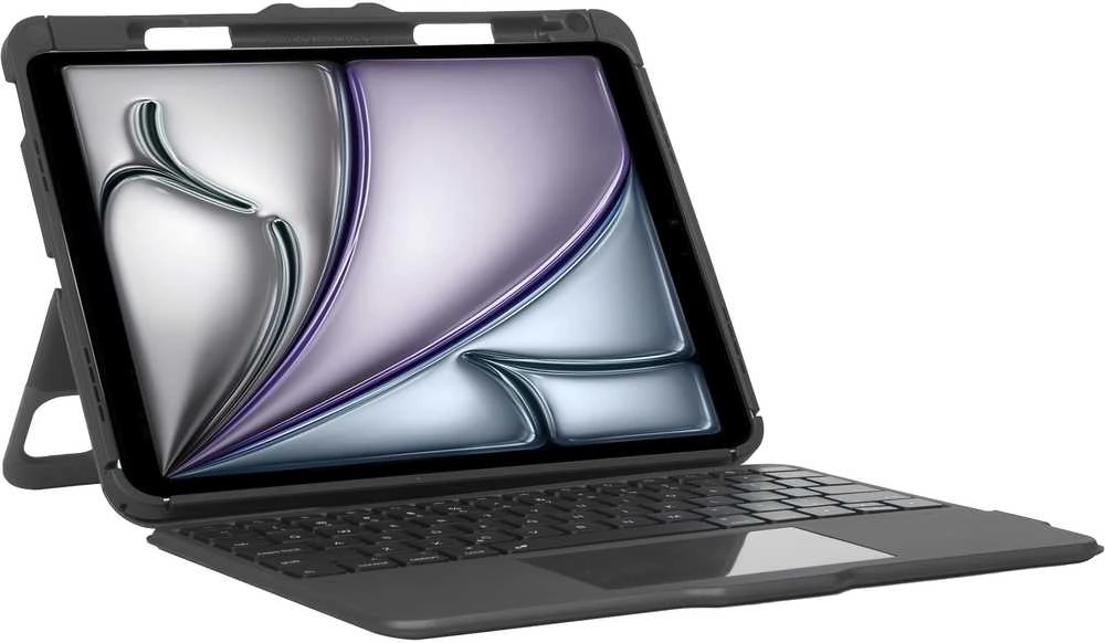 TARGUS® VERSAVU® BLUETOOTH® KLAVIATŪROS DĖKLAS, SKIRTAS „IPAD AIR® 11 COLIŲ“ (M2), „IPAD® 10,9 COLIŲ“ (10-OS KARTOS), „IPAD AIR® 10,9 COLIŲ“ (5-OS IR 4-OS KARTOS) IR „IPAD PRO® 11 COLIŲ“ (4-OS, 3-IOS, 2-OS IR 1-OS KARTOS)? (ŠIAURĖS ŠALYS)