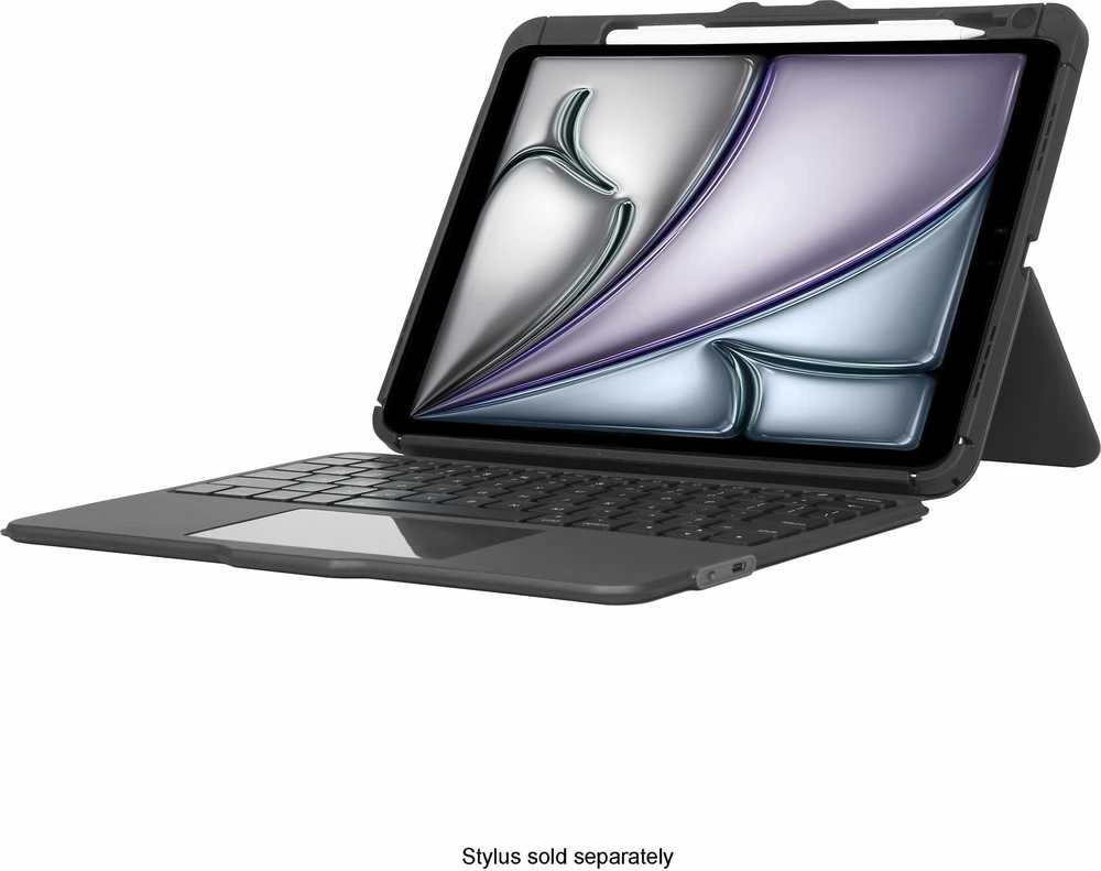 TARGUS® VERSAVU® BLUETOOTH® KLAVIATŪROS DĖKLAS, SKIRTAS „IPAD AIR® 11 COLIŲ“ (M2), „IPAD® 10,9 COLIŲ“ (10-OS KARTOS), „IPAD AIR® 10,9 COLIŲ“ (5-OS IR 4-OS KARTOS) IR „IPAD PRO® 11 COLIŲ“ (4-OS, 3-IOS, 2-OS IR 1-OS KARTOS)? (ŠIAURĖS ŠALYS)