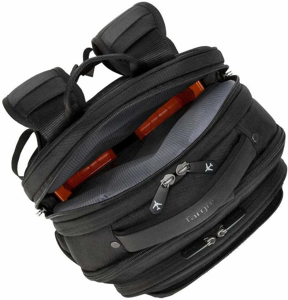 Targus Corporate Traveller Tinka iki 15.6 ", Juodas, Shoulder strap, Backpack