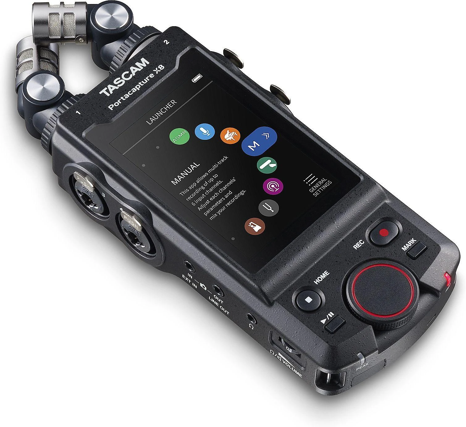 Tascam Portacapture X8 Nešiojamasis garso įrašymo įrenginys