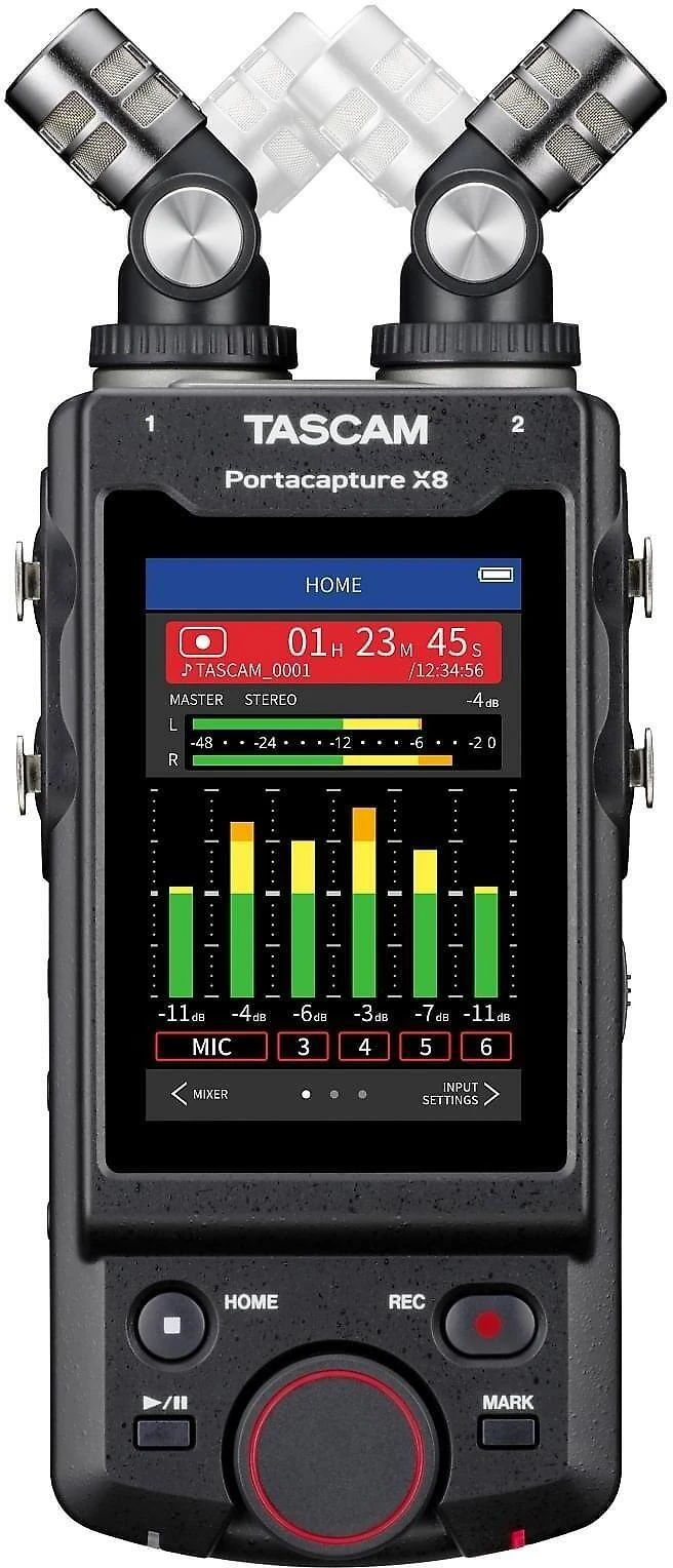 Tascam Portacapture X8 Nešiojamasis garso įrašymo įrenginys