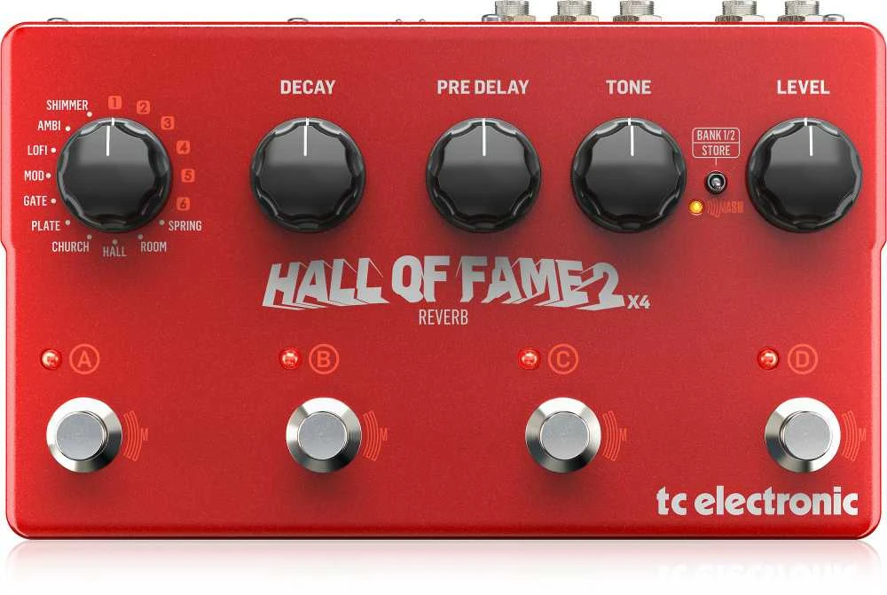 TC Electronic Hall of Fame 2 X4 Reverb - gitaros efektas