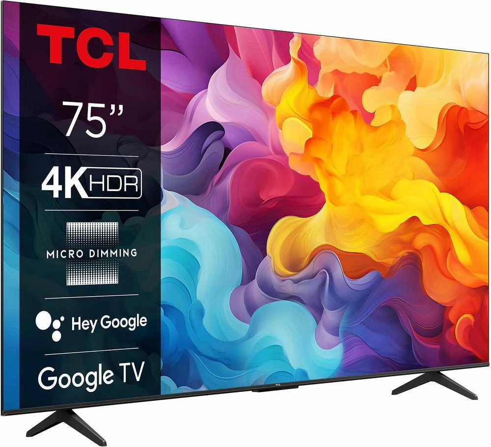 Televizorius TCL P655 75P655 4K LED Google TV