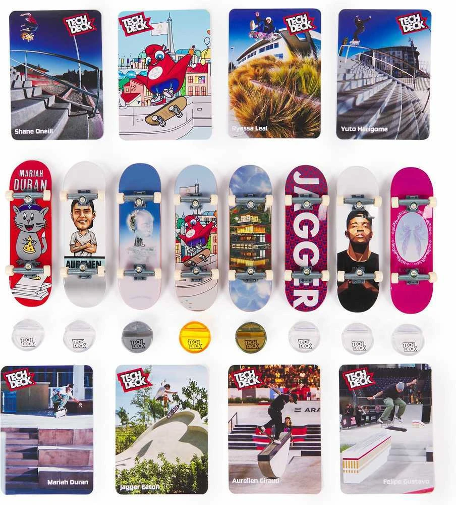 Tech Deck – Olimpinė 96 mm pirštų lenta – 8 paketas (6070368)