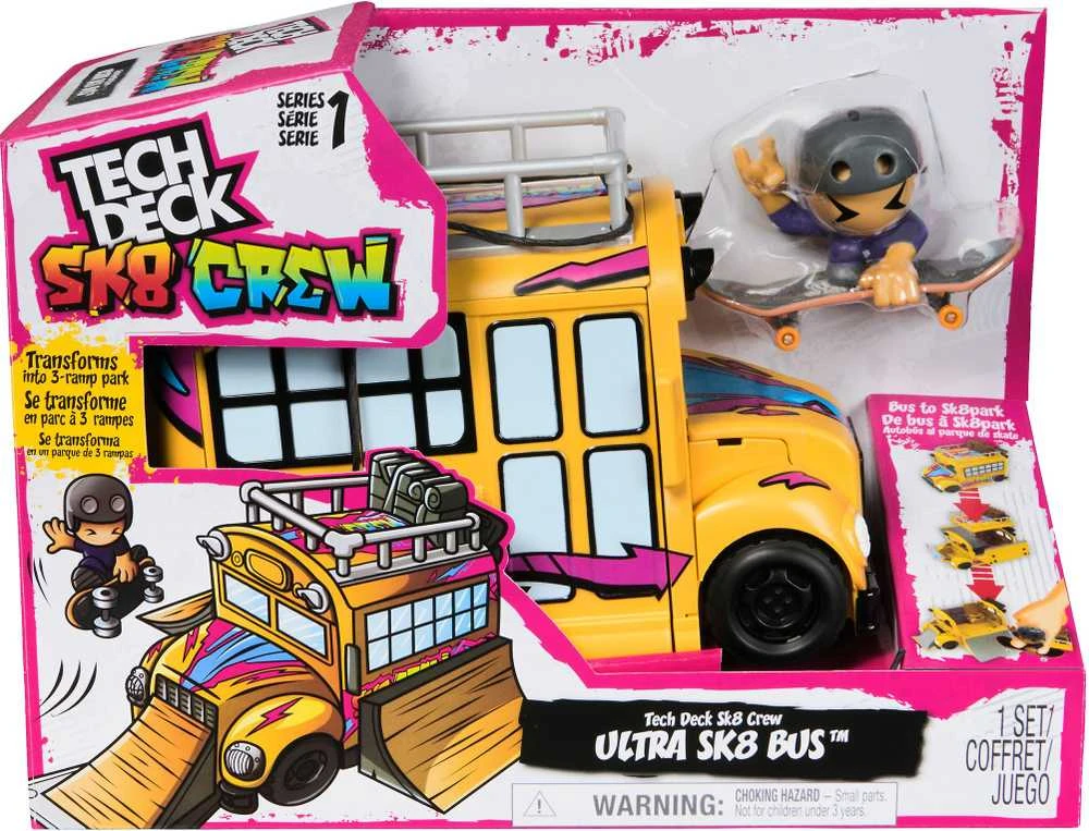 Rinkinys TECH DECK „Crew Ultra Sk8 Bus“