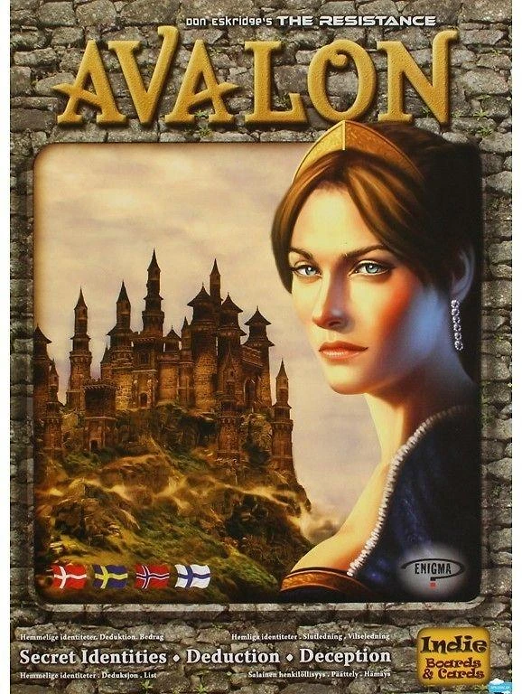 Enigma Indie lentos kortelės Atsparumas: Avalon