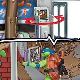 Mutant TMNT žaidimų komplektas Sewer Lair, 83478