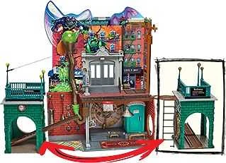 Mutant TMNT žaidimų komplektas Sewer Lair, 83478