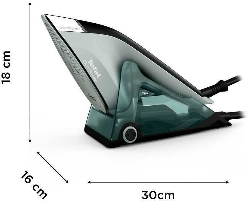 Tefal JF4031E0 2-in-1 vertical garų lygintuvas, žalias & juodas