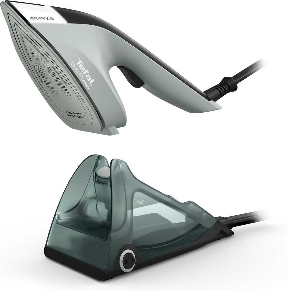 Tefal JF4031E0 2-in-1 vertical garų lygintuvas, žalias & juodas