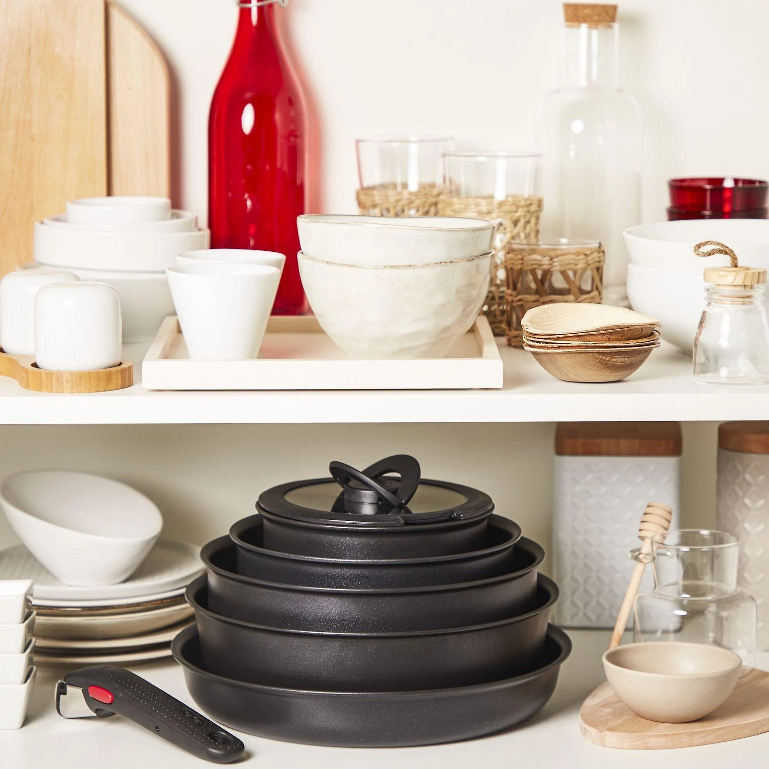 TEFAL Keptuvių rinkinys Ingenio Eco Resist L3979102, 3 vnt.