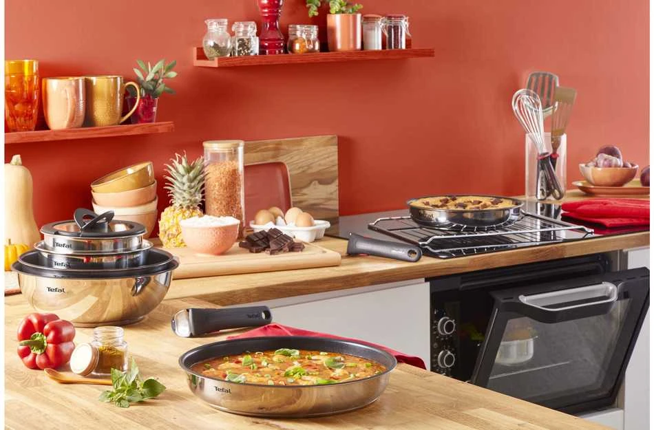 Nelimpanti keptuvė Tefal Wok Ingenio Emotion, 26 cm