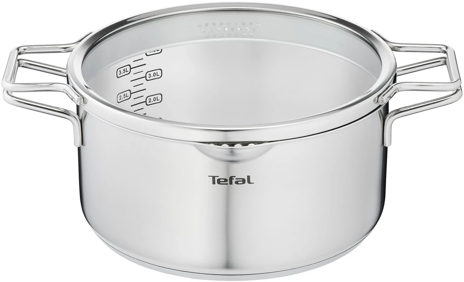 Tefal Nordica kattila 24 cm / 4,8 L, ruostumaton teräs