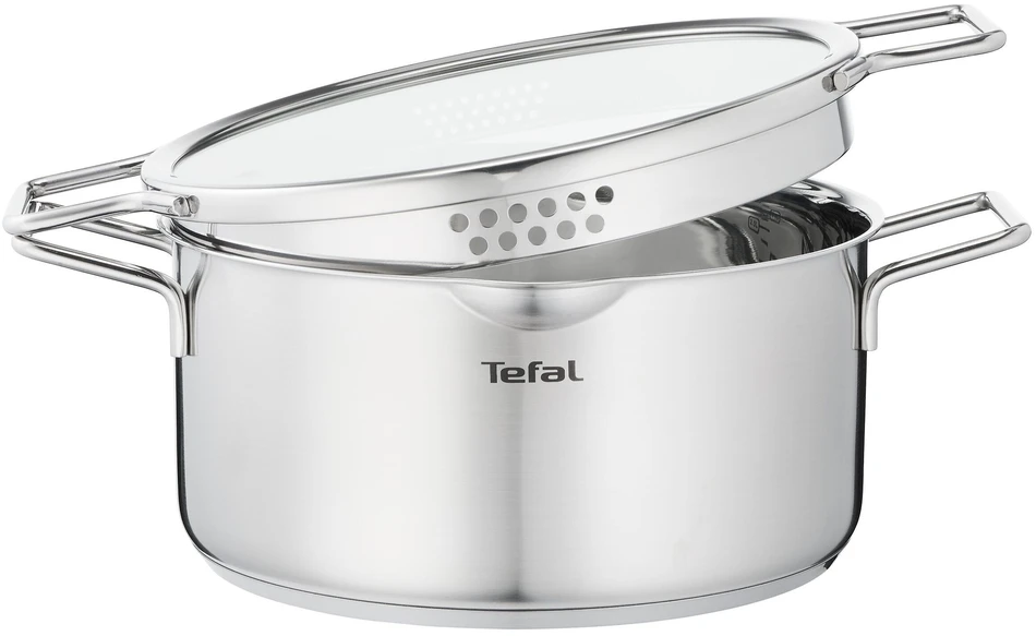 Tefal Nordica kattila 24 cm / 4,8 L, ruostumaton teräs